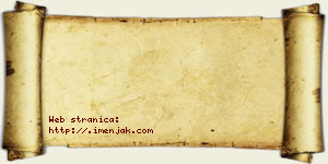 Cane Trnjaković vizit kartica